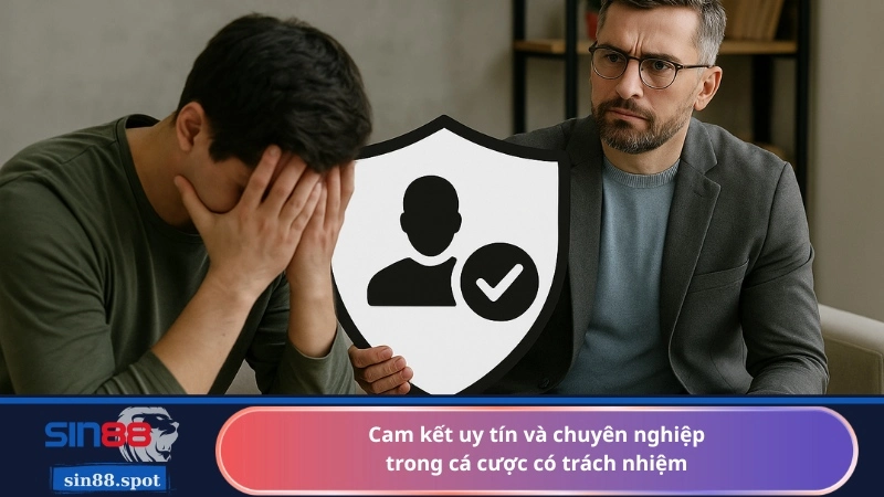 Cam kết uy tín và chuyên nghiệp trong cá cược có trách nhiệm