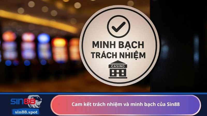 Cam kết trách nhiệm và minh bạch của Sin88