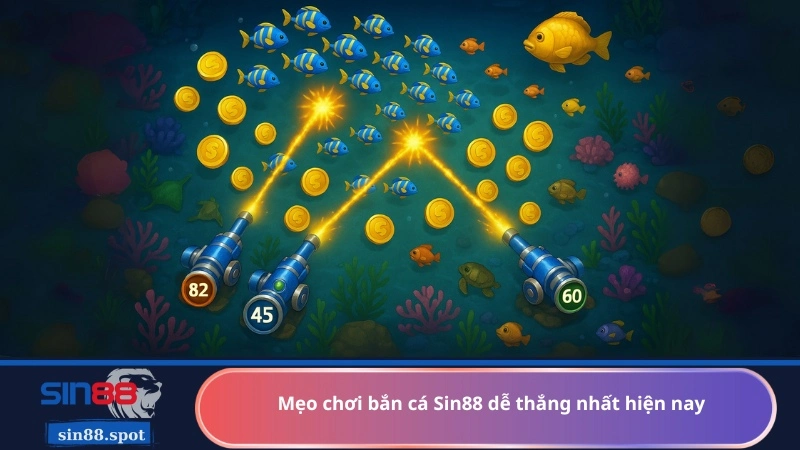 Mẹo chơi bắn cá Sin88 dễ thắng nhất hiện nay